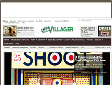 Tablet Screenshot of eastvillagernews.com